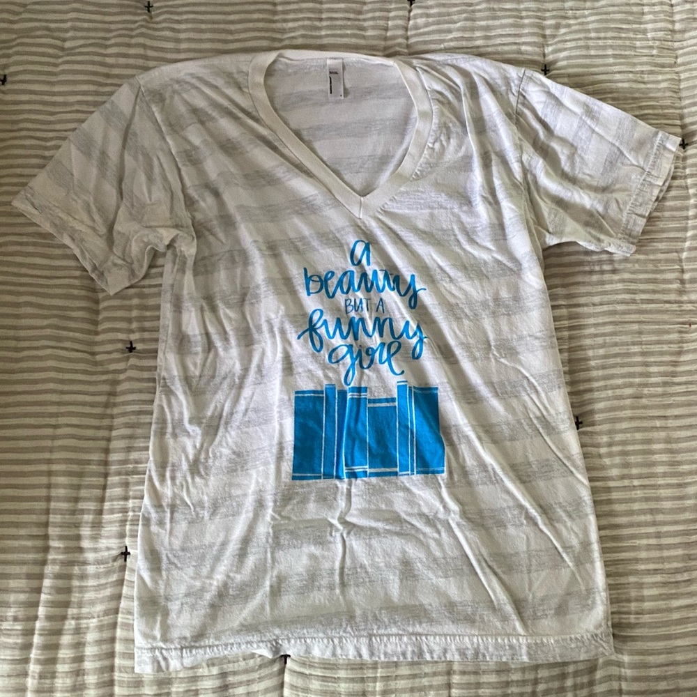 happily ever tees a beauty but a funny girl shirt